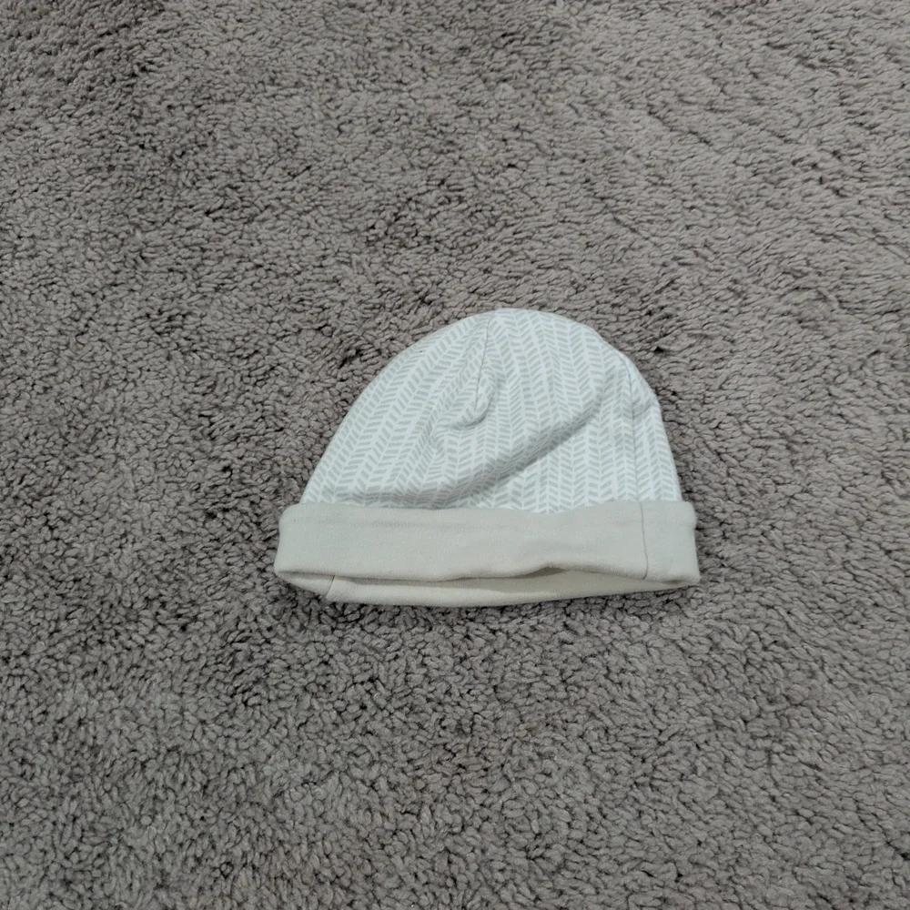 Magnetic Me Gray Patterned Baby Hat‎